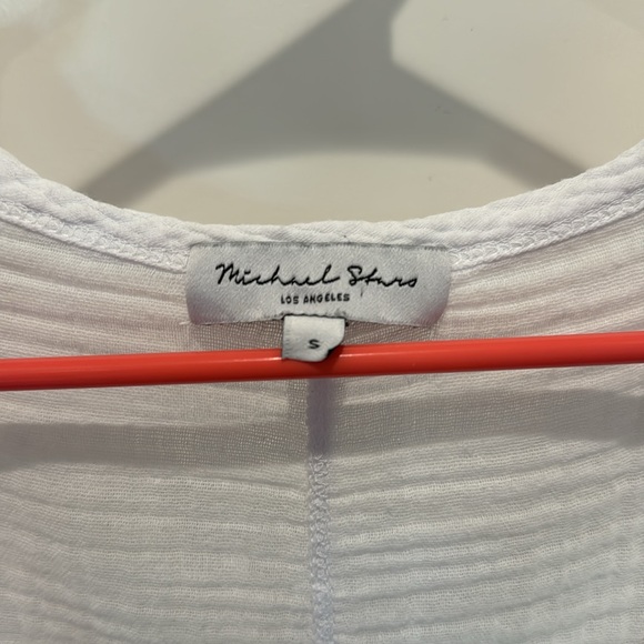 Michael Stars Three Quarter Length Sleeve Blouse - Picture 2 of 5